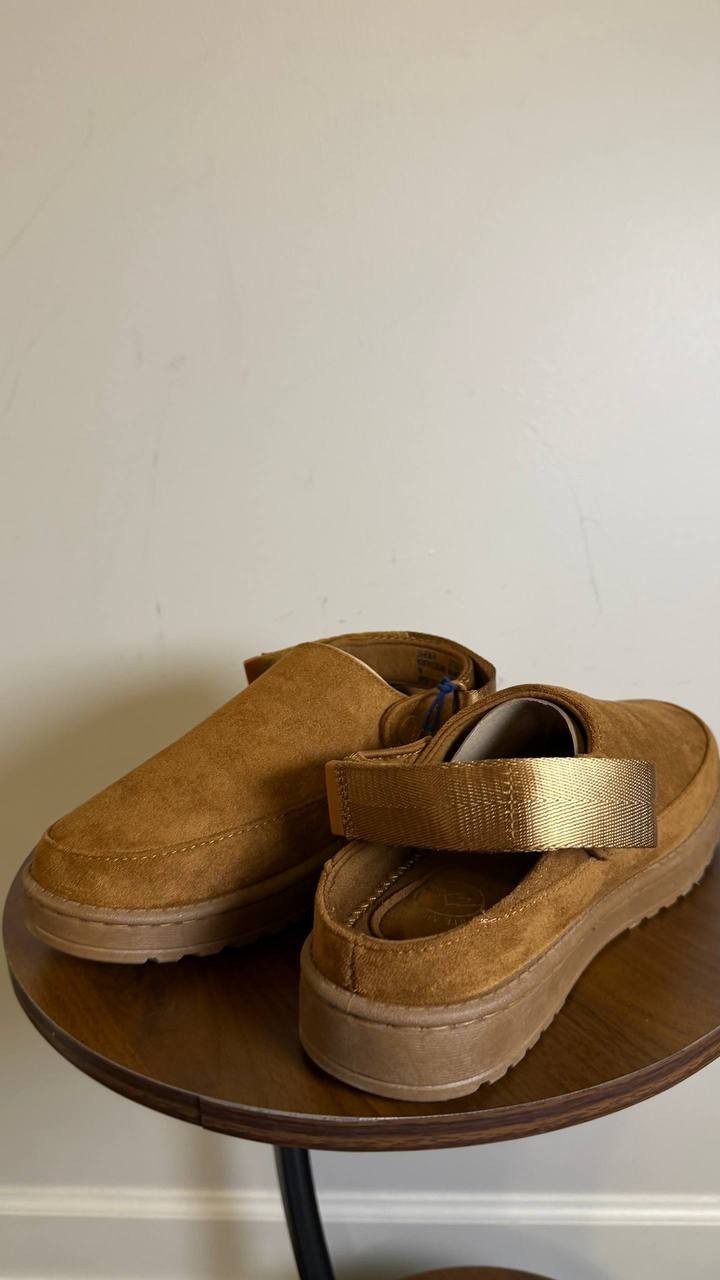 White Mountain Chestnut Polyester Icebound Slingback Clogs 7M NIB MSRP $59