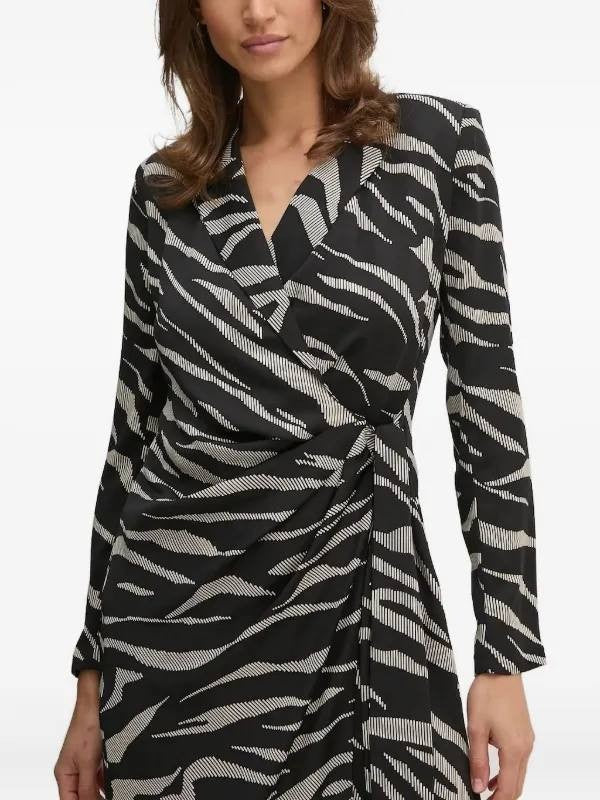 DKNY Zebra‑Print Dress – Size 6 – NWT – $149