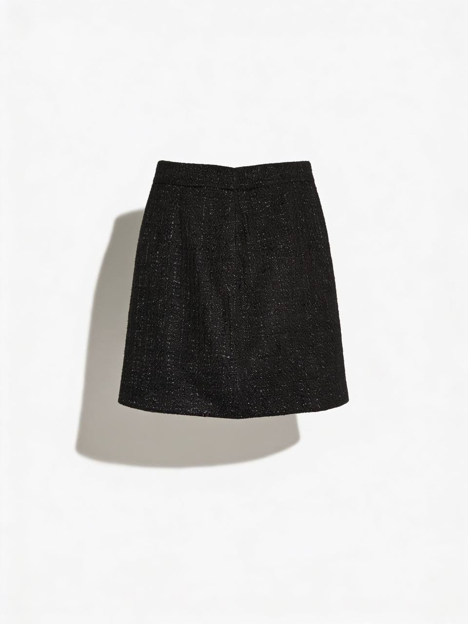 Karl Lagerfeld Black Tweed Mini Skirt – Size 12 – NWT – $109