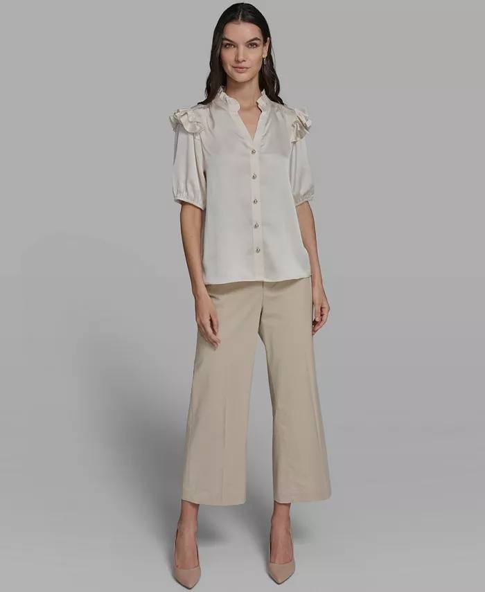 Karl  Lagerfeld  Paris  Women’s  Blouse  Bisque  M  Pre‑Owned  Good  $99