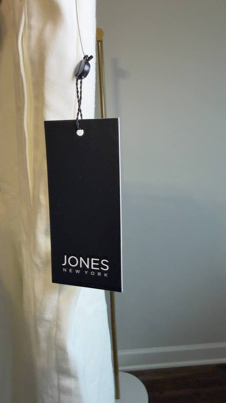 Jones New York Petite Wide Leg Pants NYC White XL NWT $89.50