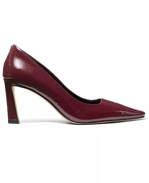 Michael Kors Oxblood Patent Leather Pumps 7.5M Pre‑Owned w/ Box MSRP $125