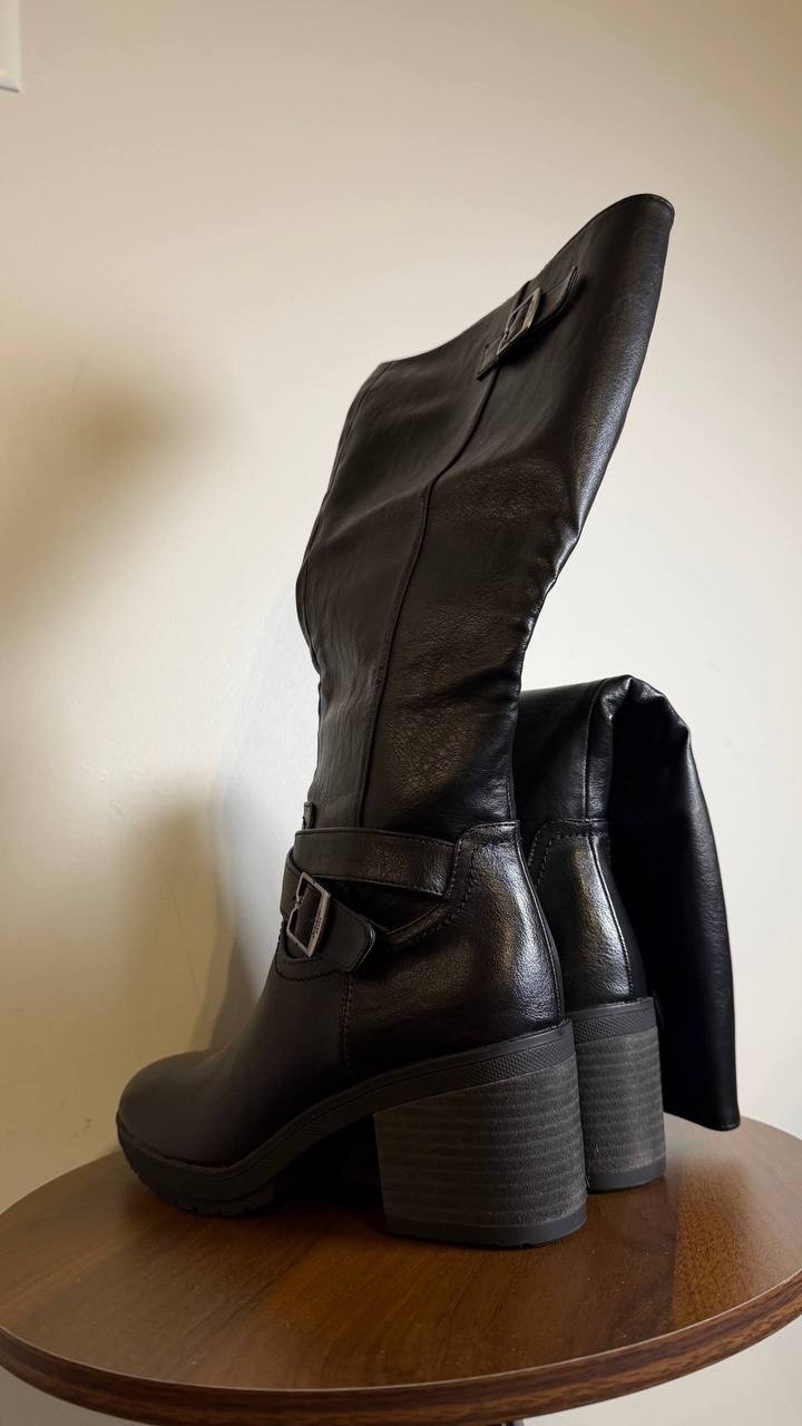 Dr. Scholl’s Synthetic High Boots 8M Black New in Box MSRP $160