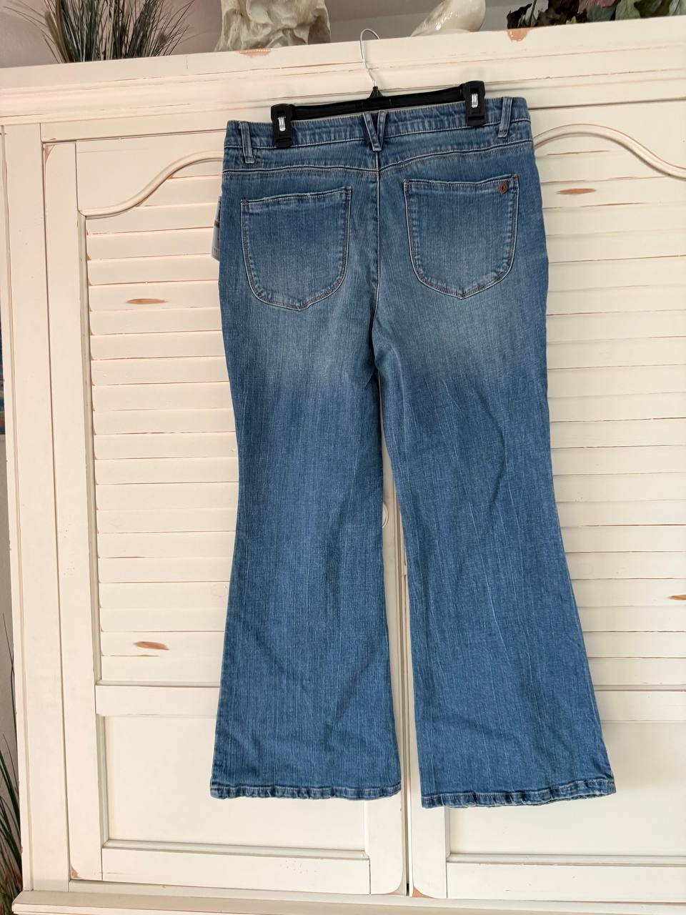Democracy Jeans 12P Blue High Rise Itty Bitty Bootcut Denim NWT MSRP $88