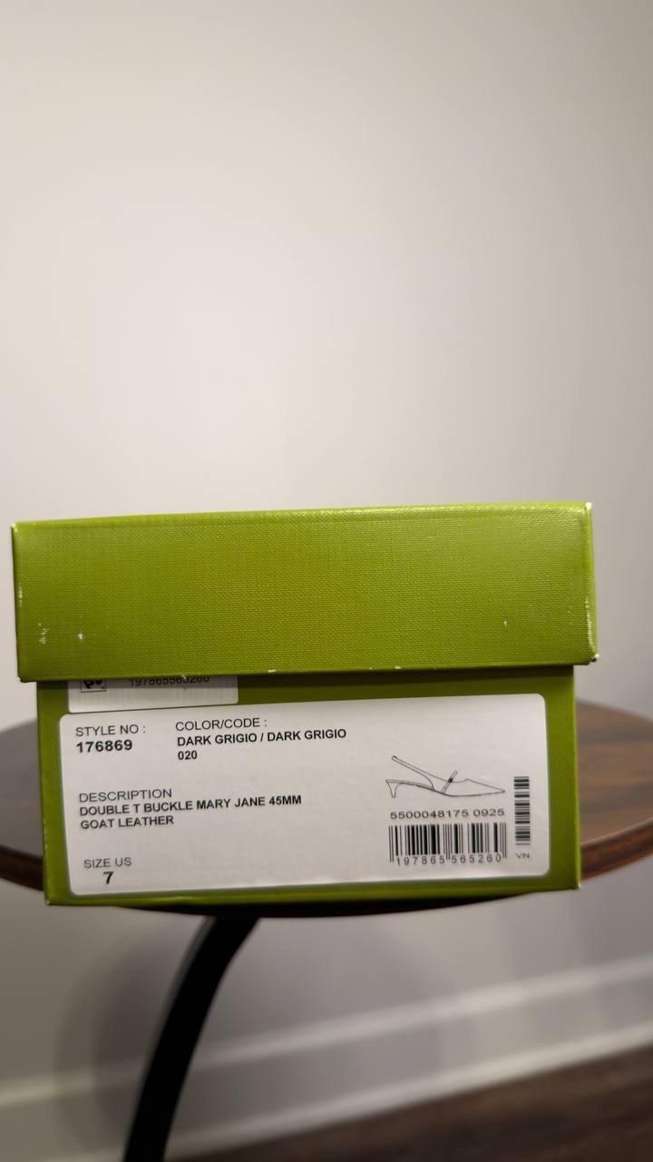 Tory  Burch  Mary  Janes  Dark  Grigio  7  New  $325