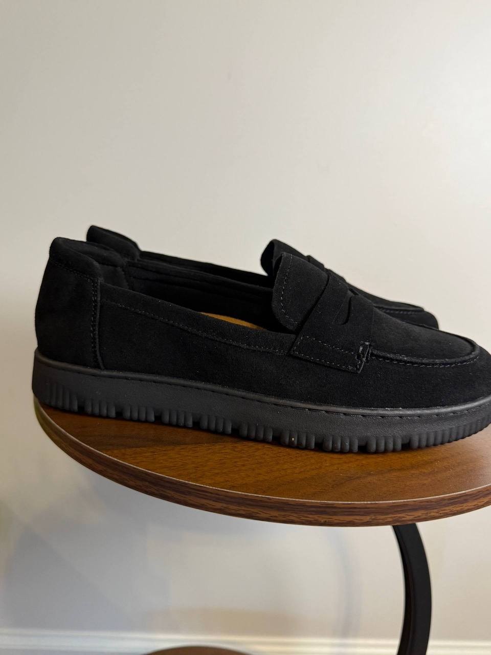 Easy Spirit Karin Eflex Slip‑On Loafers – Black Suede – Size 9W – New in Box