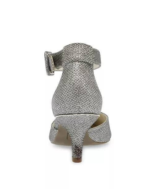 Anne Klein Pointed Toe Pumps Silver 5 M New $85.00