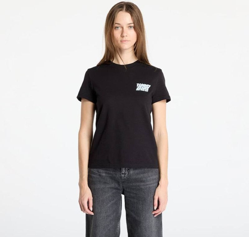 Tommy Jeans REG TJ Bubble Tee – Black – Size L/G – NWT – $34.50
