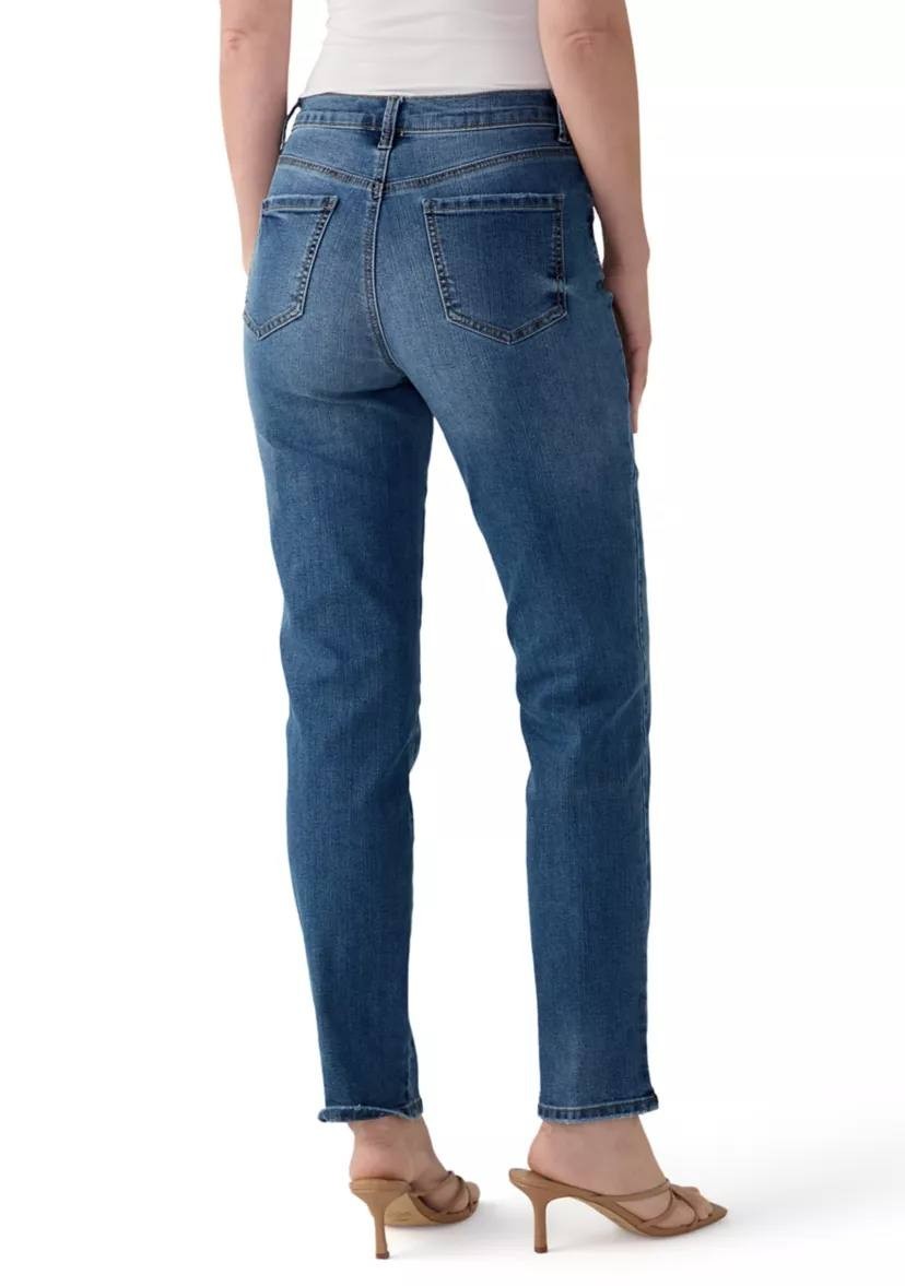 Gloria Vanderbilt Women’s Amanda Classic Jeans Dark Blue 10 $52 NWT