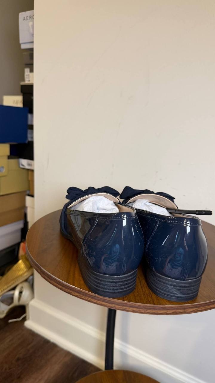 Bandolino Dark Blue Man‑Made Slip‑On Loafers 12W New in Box MSRP $79