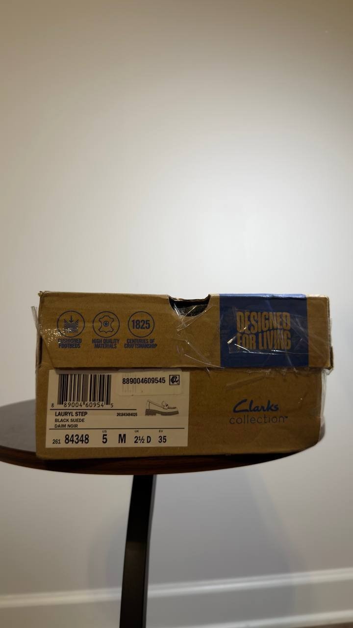 Clarks  Loafers  Black  5M  New  $110