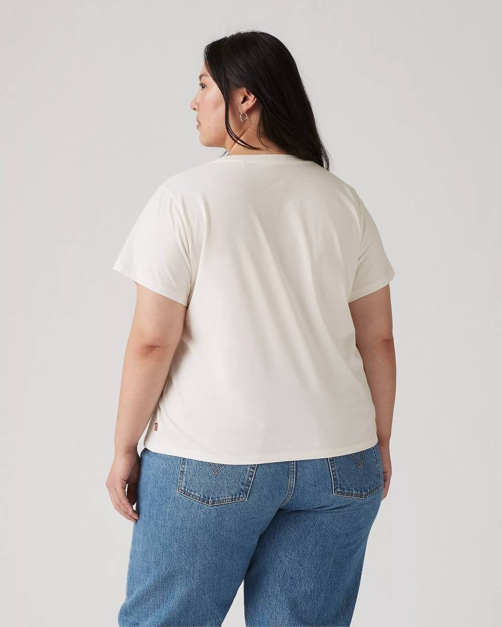 Levi’s Perfect Logo Tee Plus Size White 1X NWT $24.50