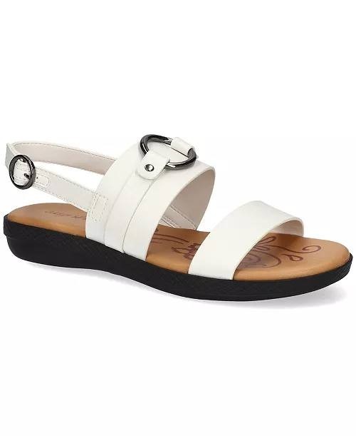 Easy  Street  Cohen  Slingback  Sandals  White  7W  New  $60