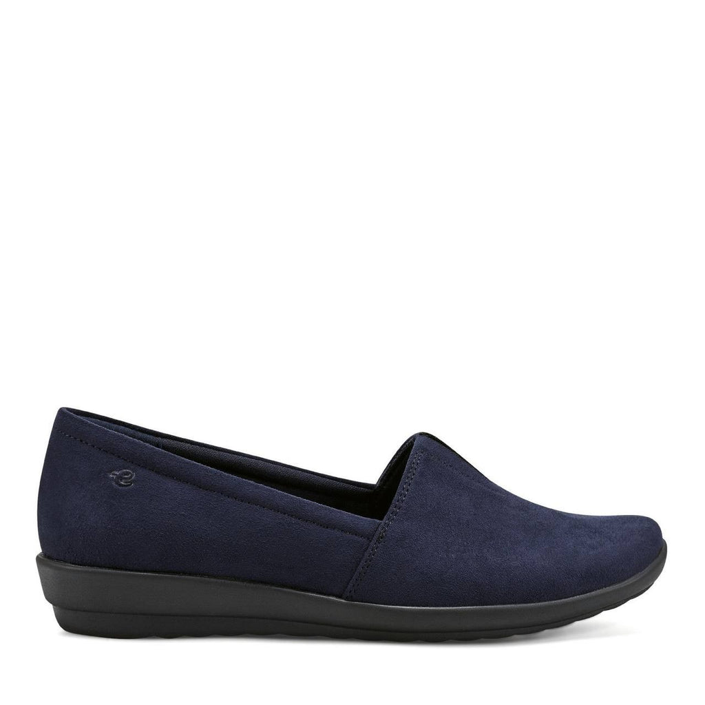 Easy Spirit Slip Ons Dark Blue Textile Size 8.5W New in Box MSRP $69