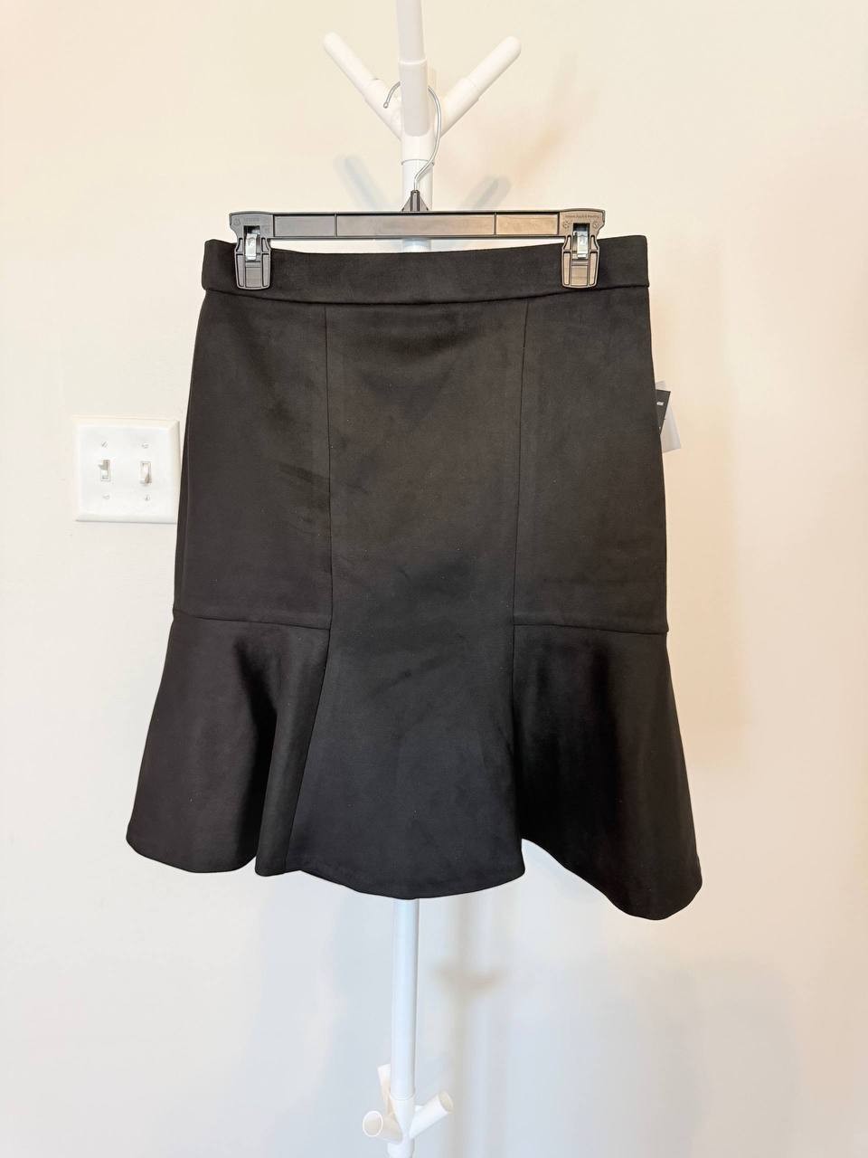 Kasper Pull‑On Flare Scuba Knit Skirt – Black – Size S – NWT – $79