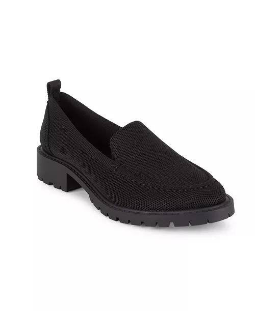 Tahari Black Knit Polyester Slip‑On Loafers 10M New in Box MSRP $70
