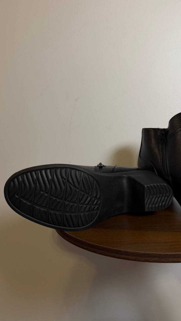 Easy Motion by Easy Street Booties 9.5W Black Man‑Made Zip Comfort NIB msrp$75