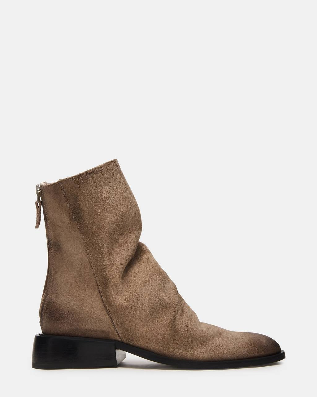Steve Madden Nexie Taupe Suede Pointed Toe Ankle Boots Women’s 6.5 NWB $159.95