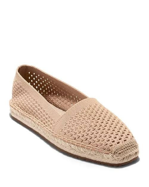 Cole Haan Keely Espadrille Flats–Soft Buff–Size 11B–Polyester/Leather–New in Box