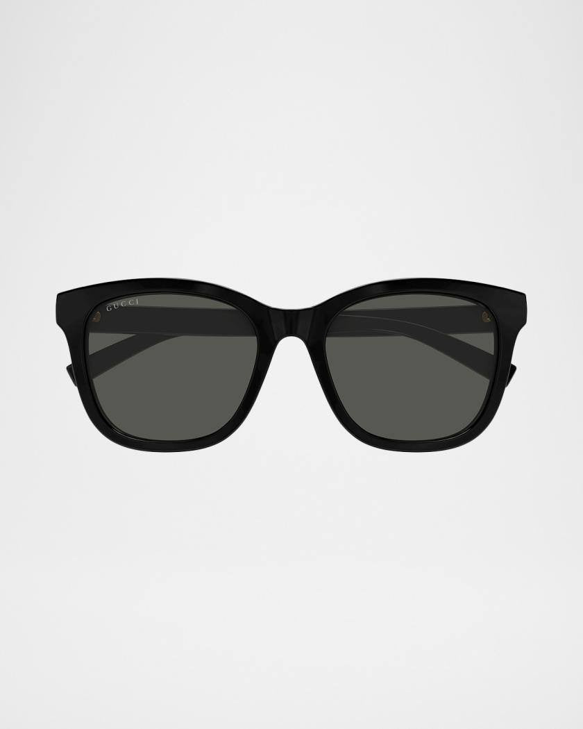 Gucci  Women’s  Acetate  Square  Sunglasses  Black  OS  NWT  $305