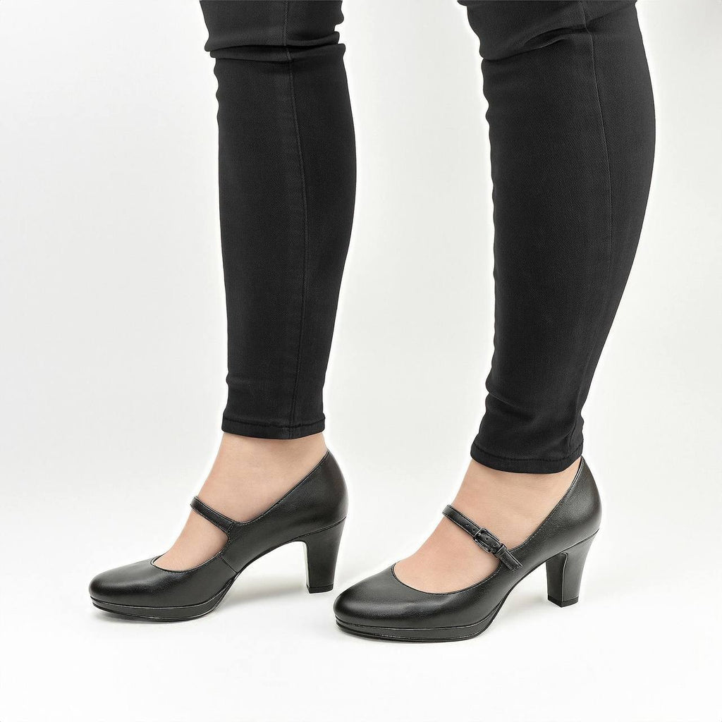 Easy Street “Zest” Mary Jane Platform Pumps – Size 8M – Black – NIB-$69.99
