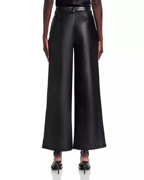 Lucy Paris Adler Faux Leather Pants Black XS NWT $98
