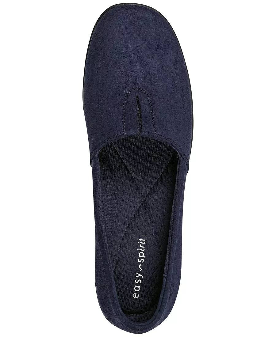 Easy Spirit Arlie Flats 7.5M Dark Blue Textile Slip‑On Lightweight NIB msrp$69