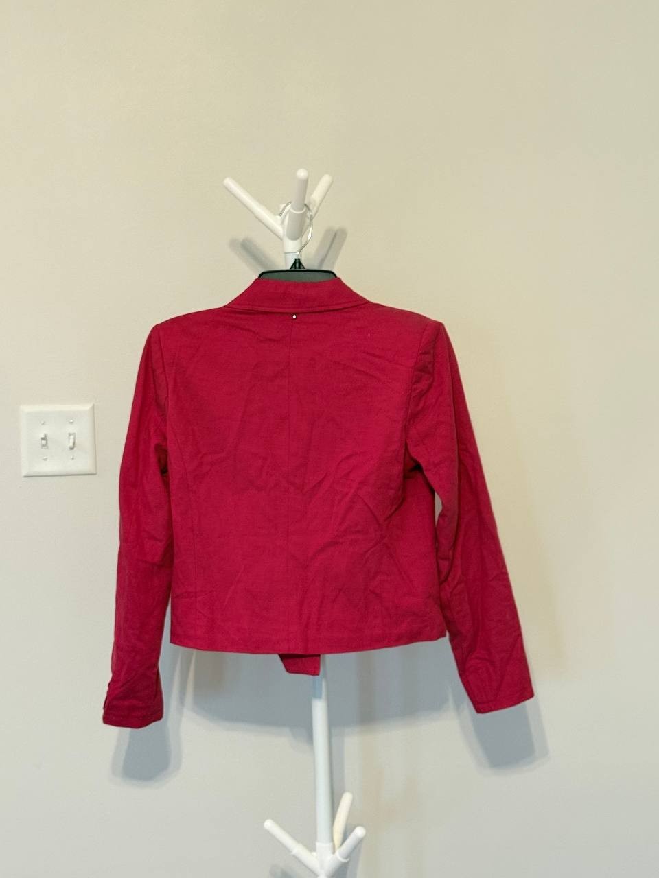 Adrienne Landau Pink Cropped Double-Breasted Blazer S/P NWT – Modern Statement