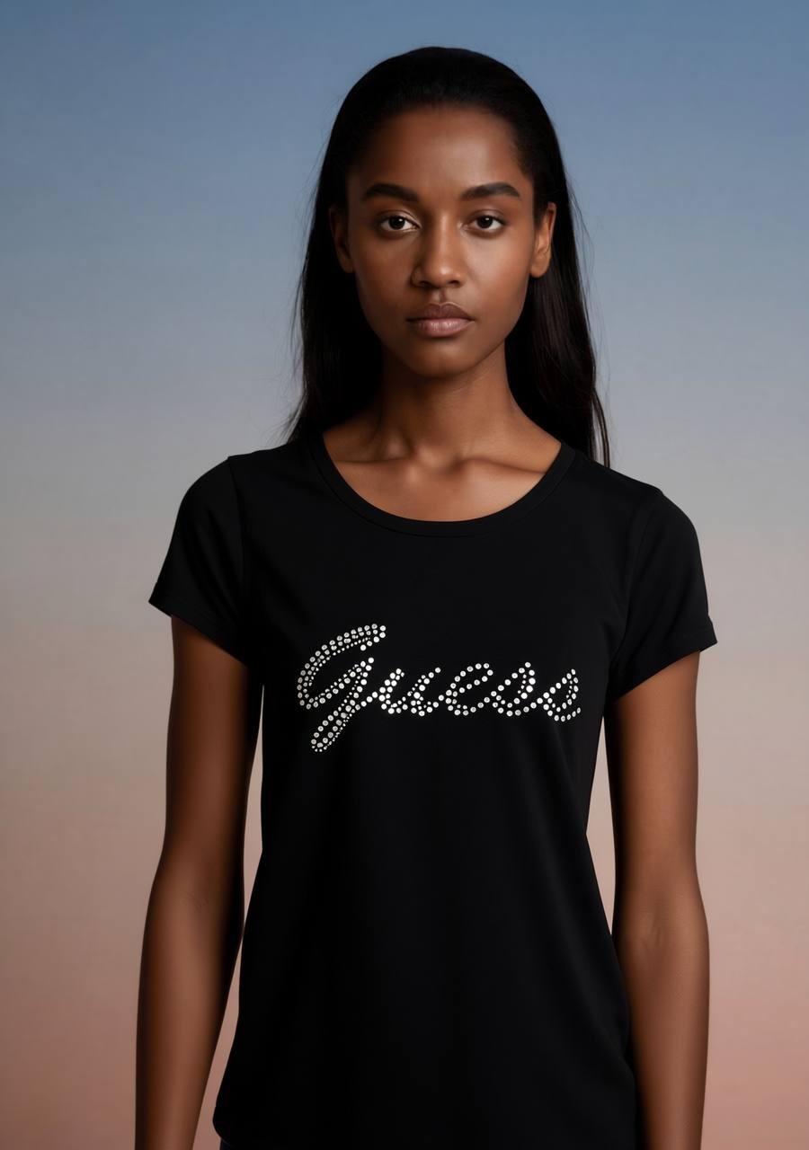 Guess Lowback Bling Bodysuit – Size S – Jet Black – NWT – $59