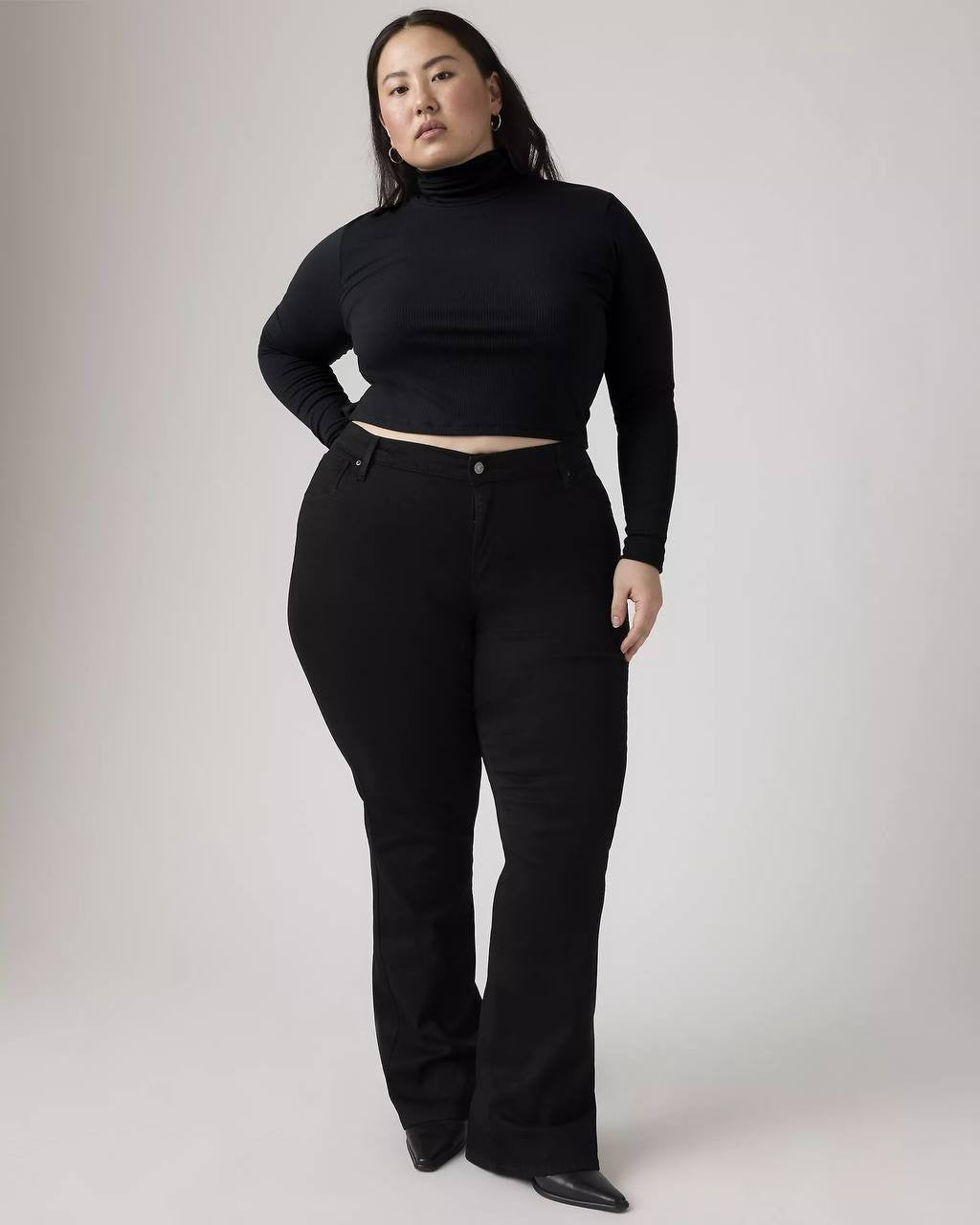 Levi’s 725 High Rise Bootcut Jeans Plus Size Black 18W NWT $75
