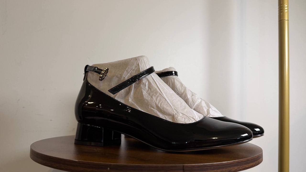 Bandolino Lexy Ankle Strap Pumps Black Women’s 8M Block Heel NWB $89