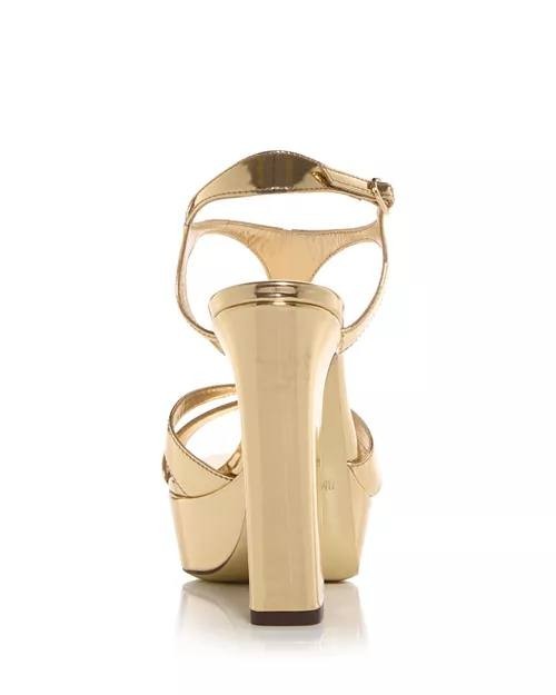 Jimmy  Choo  Platform  Sandals  Gold  37.5
