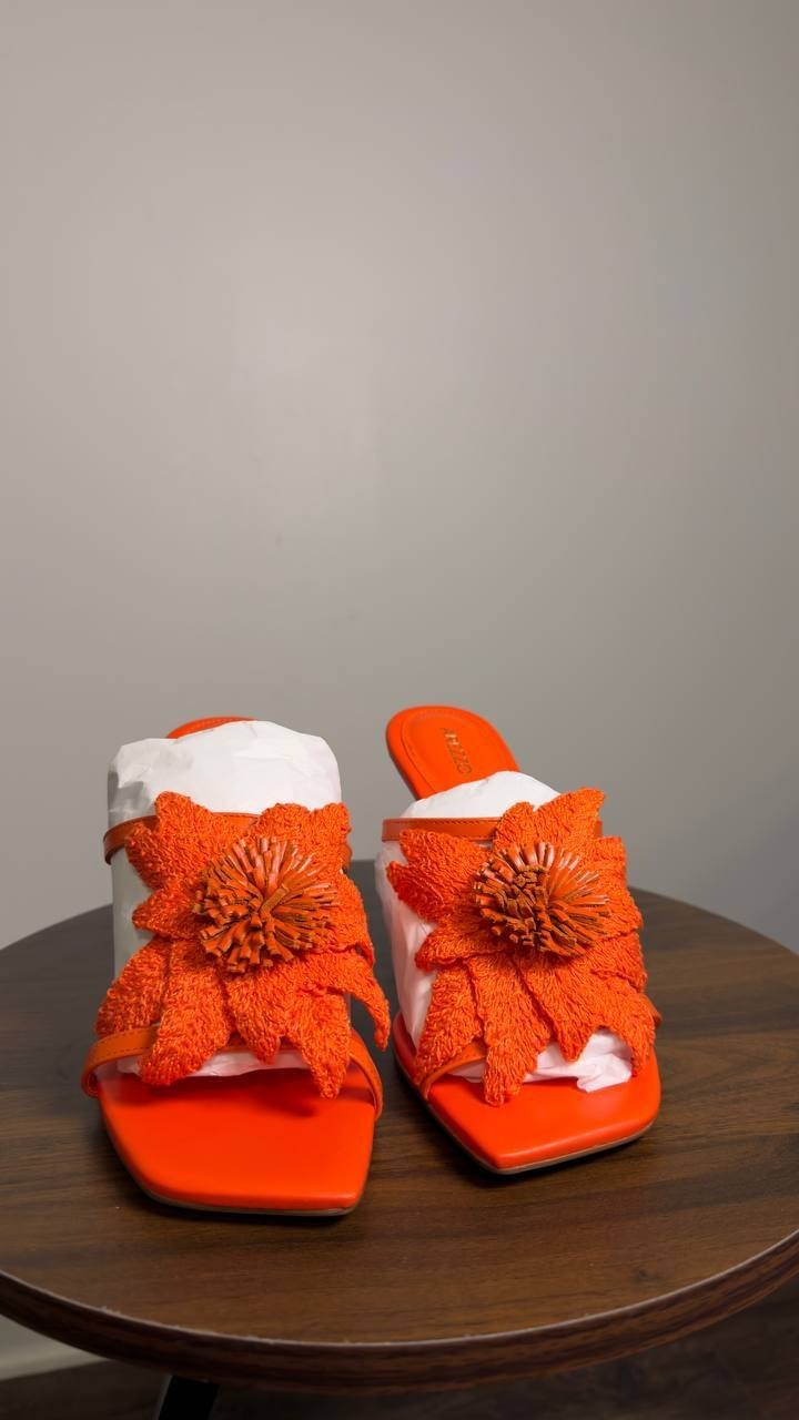 Arezzo  Sandals  Orange  8  B  New  $129