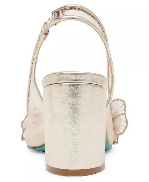 Betsey  Johnson  Petra   Gold  Mesh  6  New  in  Box  $129