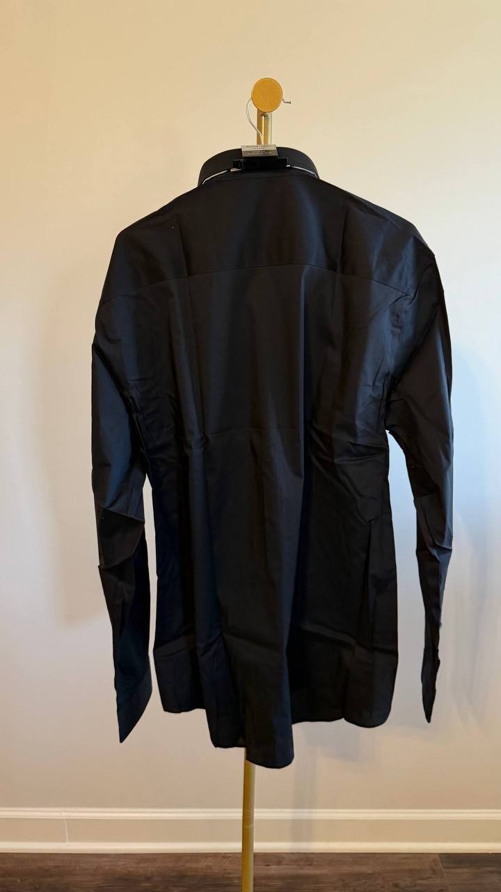 Alfani Men’s Slim‑Fit 4‑Way Stretch Dress Shirt Black XL $60 NWT