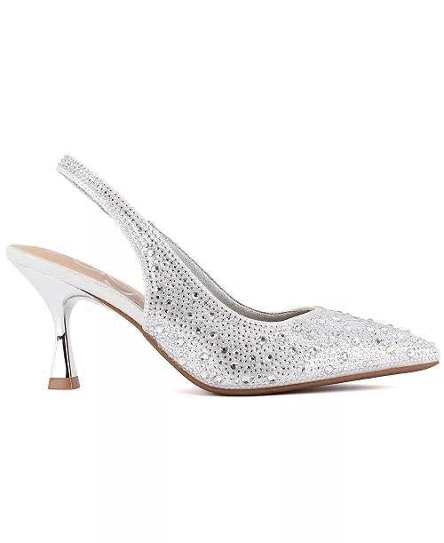 Sugar Silver Man‑Made Dress Pumps Women’s Size 9.5M – New in Box MSRP $69