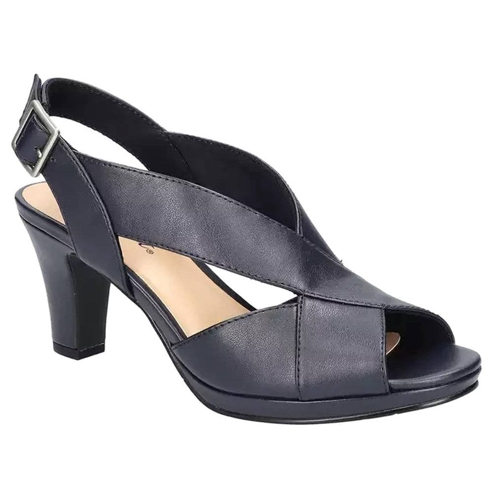 Easy Street Christy Slingback Sandals – Navy – Size 10M – Fabric – New in Box