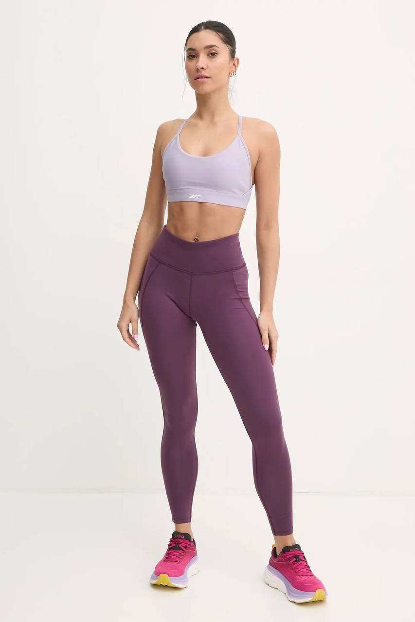 Reebok LUX Collection Training Leggings Violet High Rise Speedwick SizeXL NWT$55