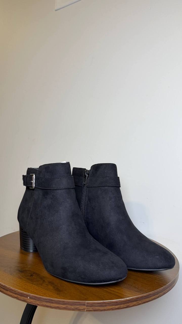 Style&Co Black Microfiber Dress Booties 7M NIB MSRP $79.90