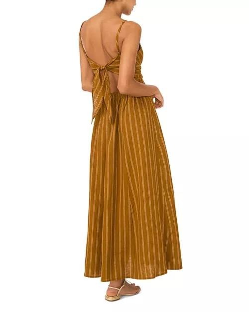 1.STATE Twist Front Cut Out Dress Sunflower S NWT $99