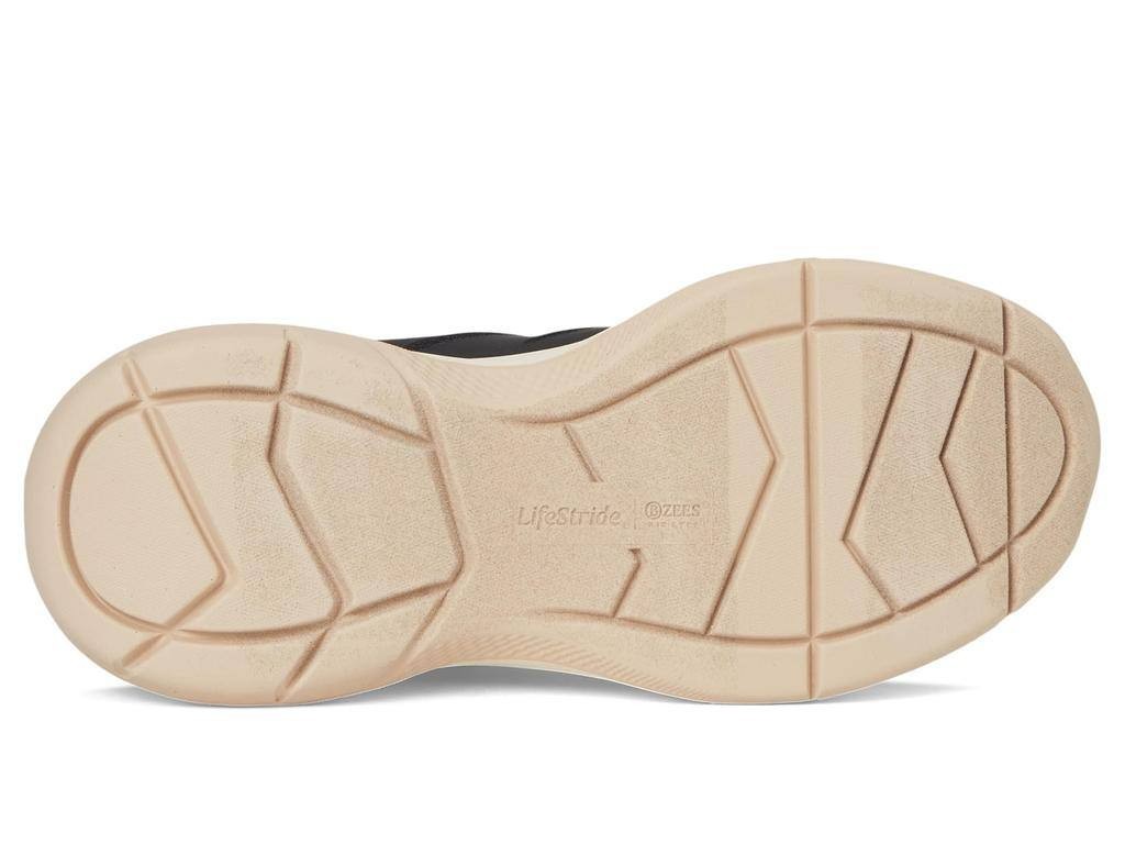 LifeStride Impulse Slip On Shoes Black 11W Comfort Sneakers Man‑Made $95 NWB
