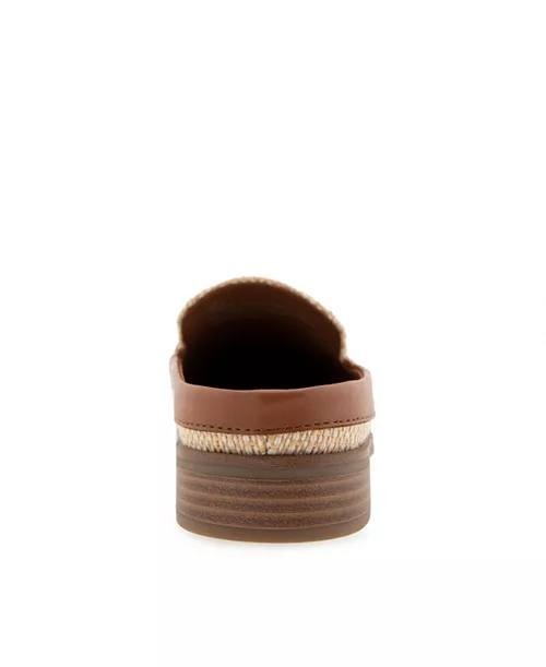 Aerosoles  Flat  Mules  Raffia  Tan  8  New  $79