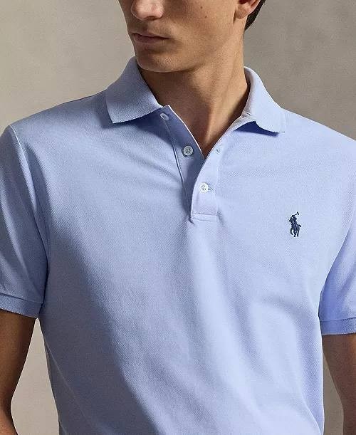 Polo Ralph Lauren Men’s Classic‑Fit Mesh Polo Shirt Blue XL $110 NWT