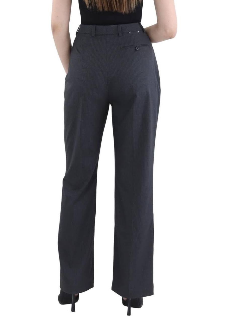 Calvin Klein Career Pants – Size 10 – NWT – Dark Gray Straight-Leg Mid-Rise