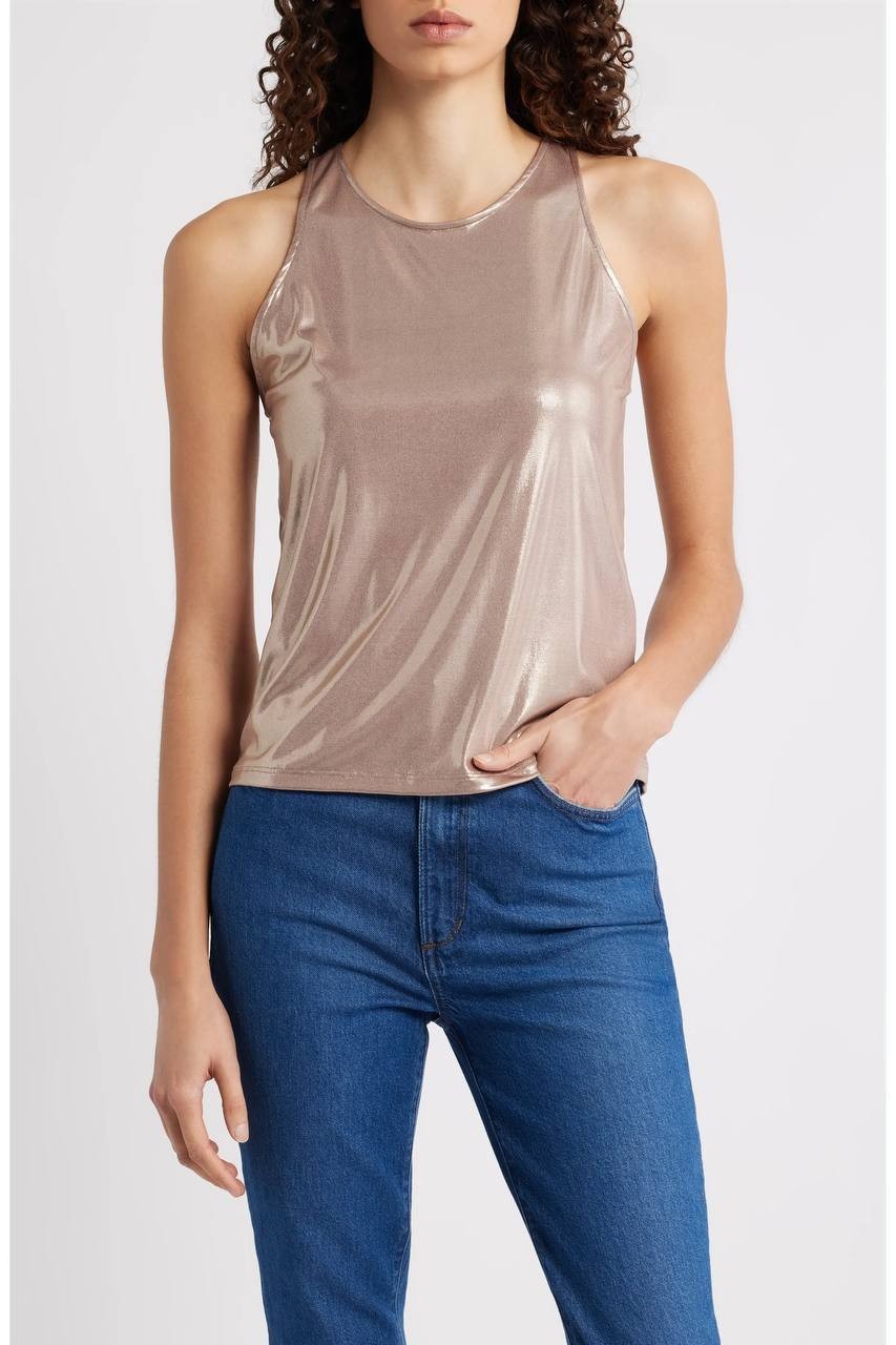 BOSS Esarah Tank Top –BEIGE – NWT – Scoop Neck