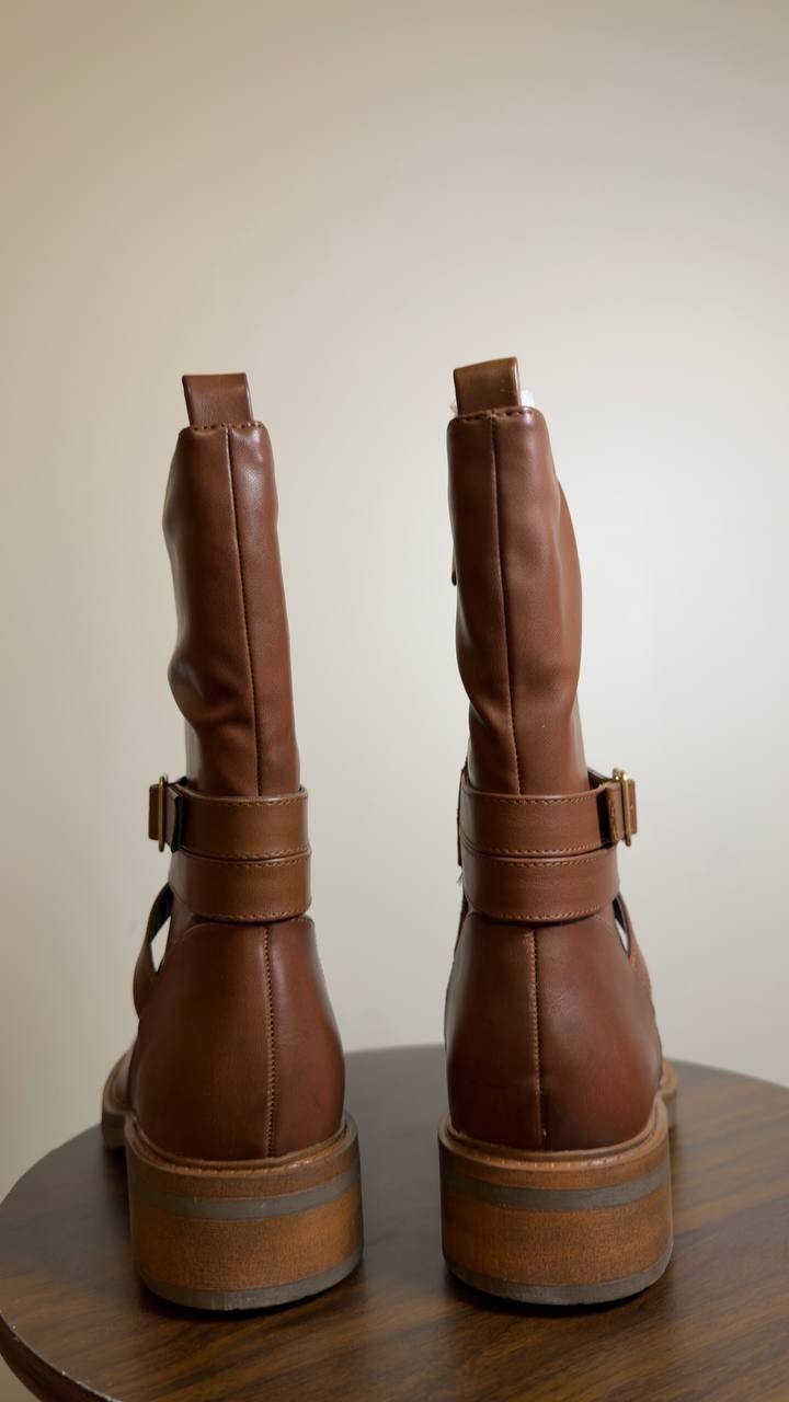 Style  &  Co  Block Heel Booties  Brown  8.5M  New  $89.90