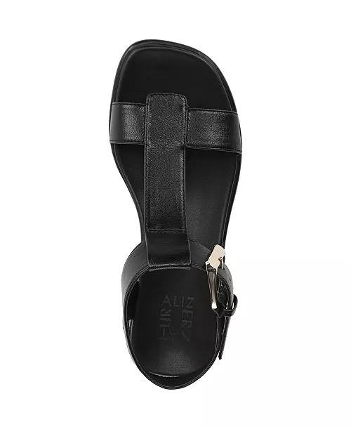 Naturalizer  Footbed  Sandals  Black  8.5M  New  $110