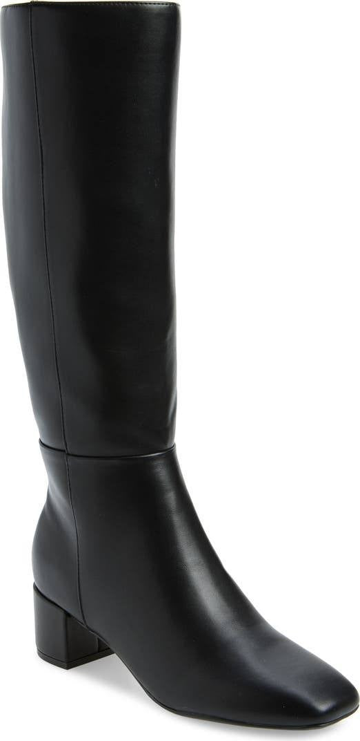 Bandolino Addyson Women’s Knee High Boots Black 7.5M Man‑Made $139 NWB