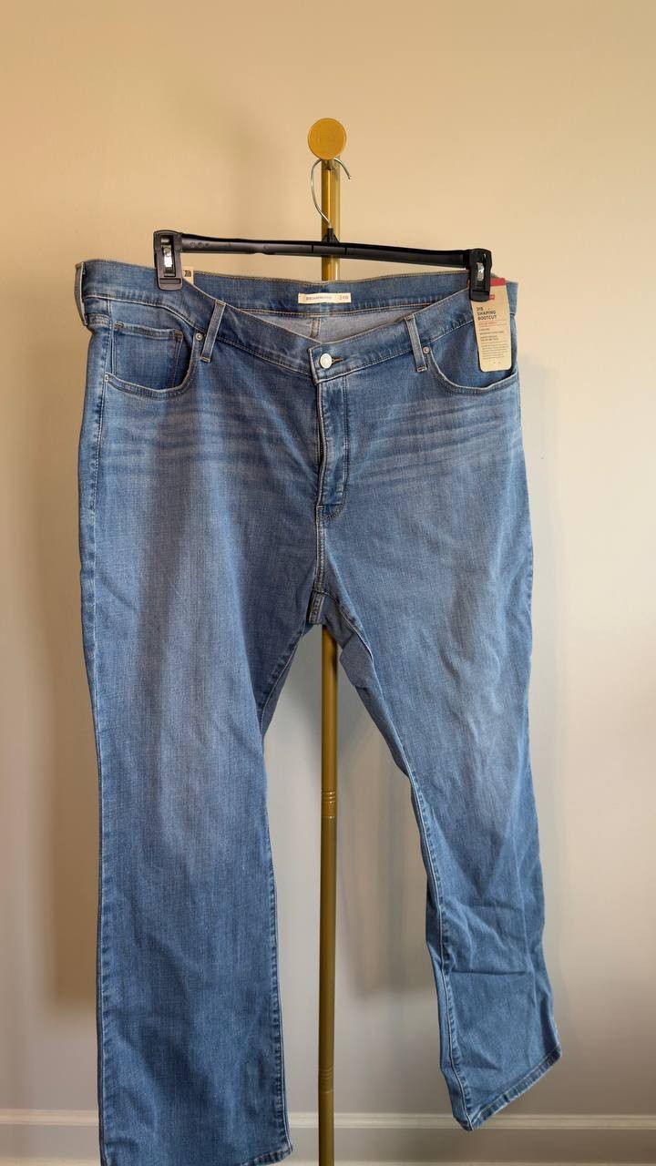 Levi’s 315 Shaping Bootcut Jeans Plus Size 24W Lapis Topic NWT $69.50
