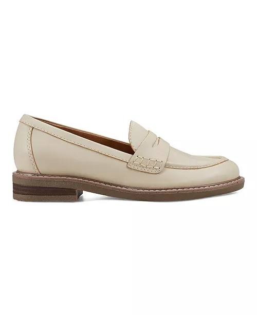 Earth  Javas  Slip‑On  Penny  Loafers  Ivory  7.5M  New  $115
